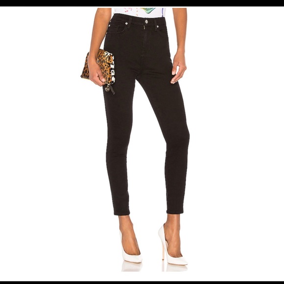 Aubrey Super High Waist Jeans-7 For All Mankind - Picture 2 of 8